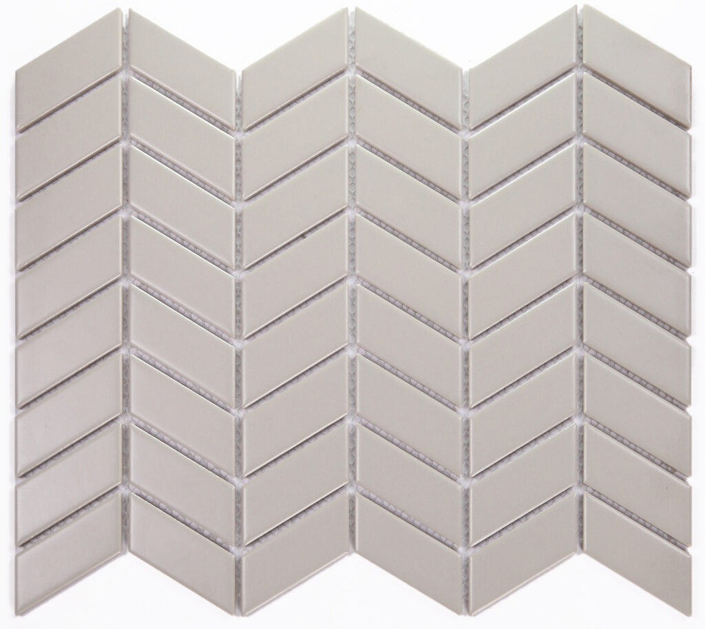 Nemo Fishbone Glazed Porcelain Tile Pool Tile, Porcelain Tile